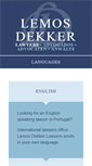 Mobile Screenshot of lemosdekker-lawyers.com